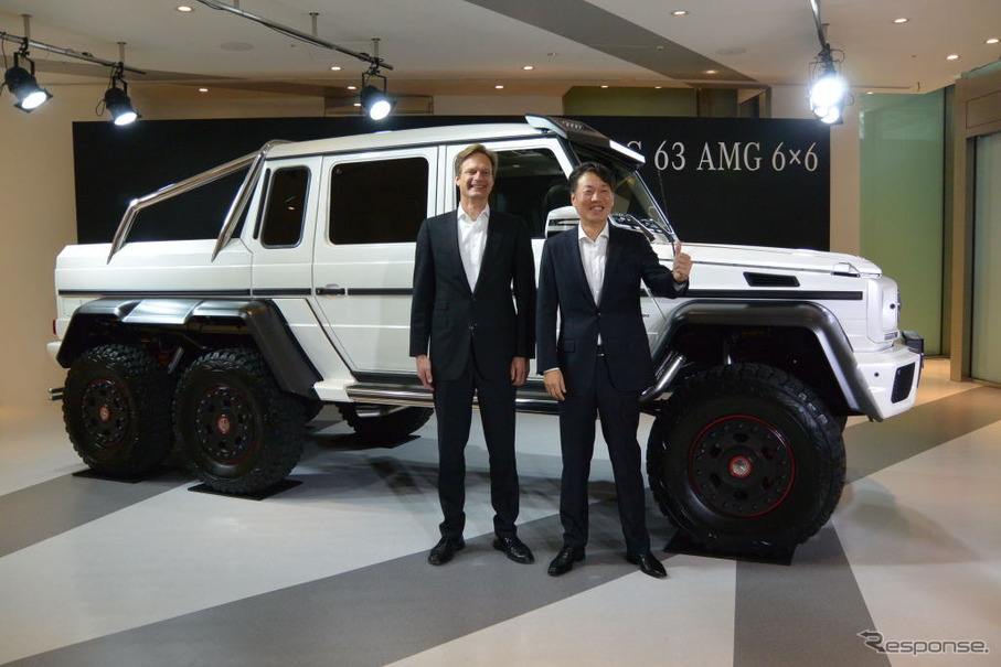メルセデスベンツ G 63 AMG 6×6 発表会