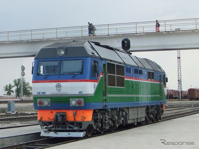 JTCのリベート問題で第三者委員会は、ベトナム・インドネシア・ウズベキスタンでリベートの支払いがあったと認定した。写真はウズベキスタンの鉄道。