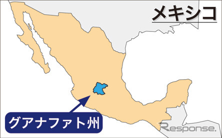 メキシコ新生産拠点の立地