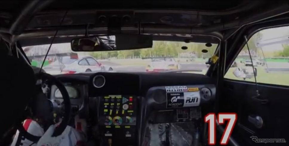 イタリアのモンツァで開催された「2014ブランパン耐久シリーズ」開幕戦での日産GT-R NISMO GT3のオンボード映像