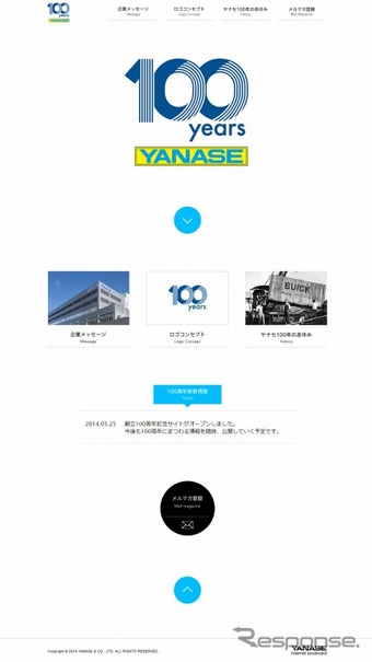 ヤナセ・創立100周年記念サイト