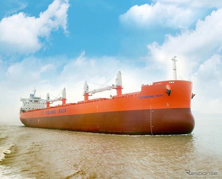 常石造船、中国子会社が57700MT型ばら積み貨物船「TESS58キャサリン・マンクス」を引き渡し