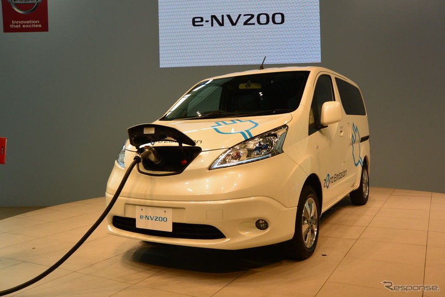 日産自動車 e-NV200 発表会