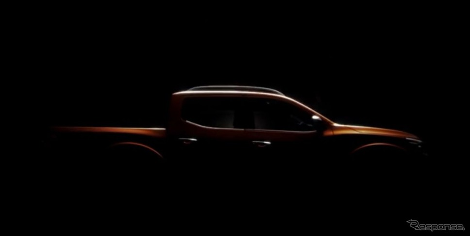 日産の新型ピックアップトラックの最終予告