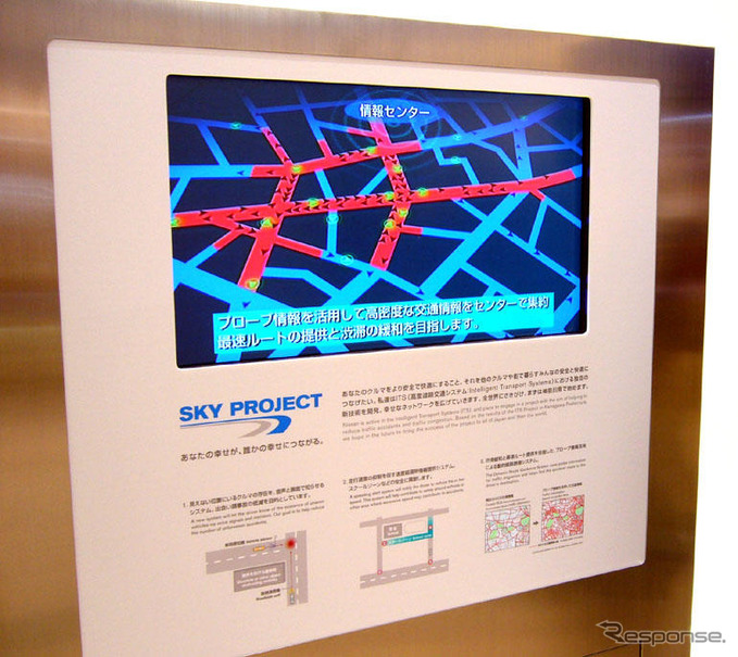 【東京モーターショー05】日産 Sky Project …ITSの実地試験