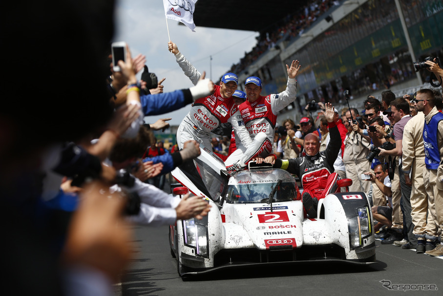 ルマン24時間耐久レース2014 フィニッシュ