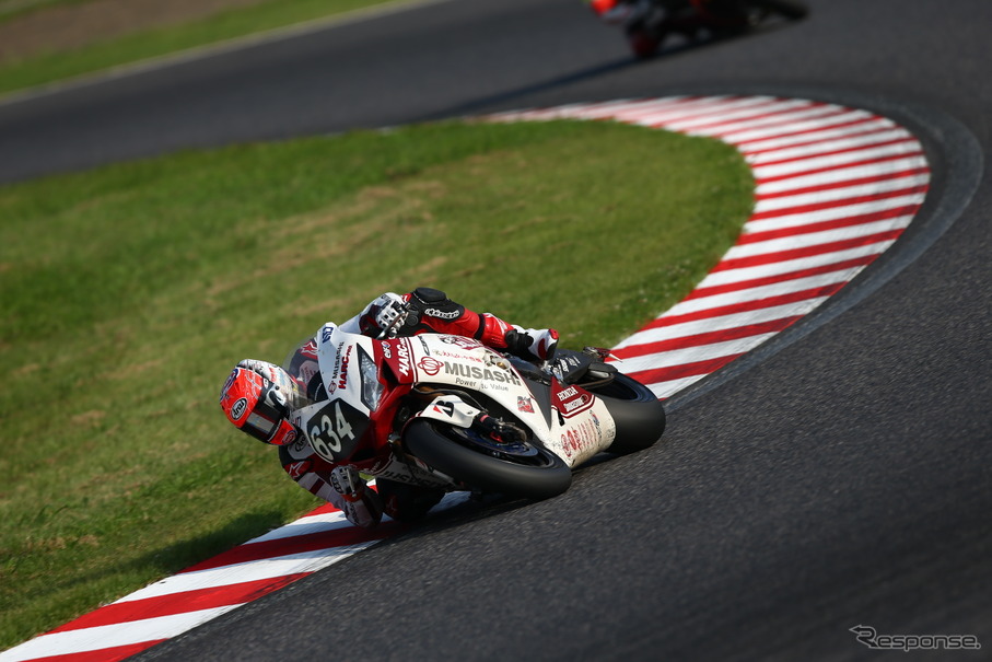 優勝した、No.634 MuSASHi RT HARC-PRO（鈴鹿8耐2014）