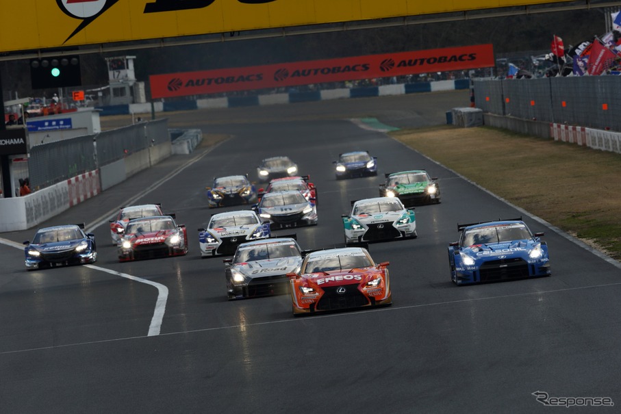 今季のSUPER GT開幕戦（岡山/GT500クラス）。写真：NISSAN