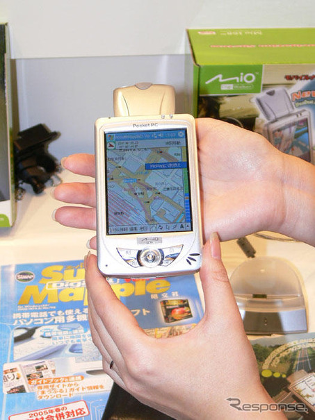 マイタックジャパンがタウン情報表示の携帯ナビを発売