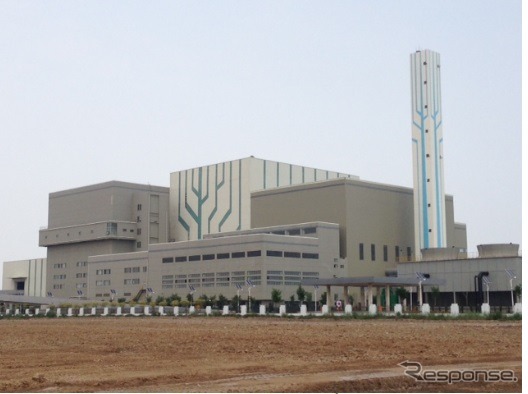 日立造船、中国・天津に新設したごみ焼却発電プラント
