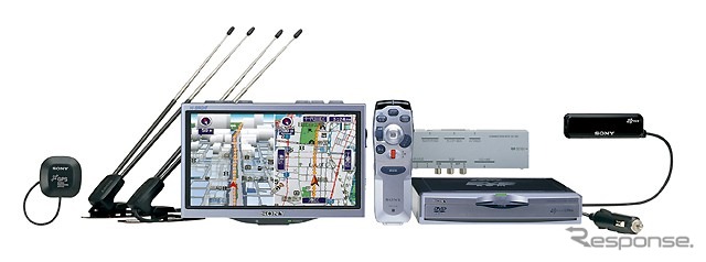 ソニー『NVX-DV807B』---業界最多の詳細都市地図を収録したDVDナビ