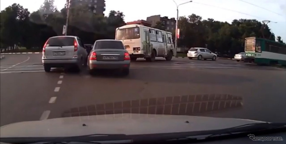 ロシアで起きた交通トラブル