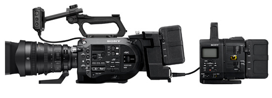 左から「PXW-FS7K」「XDCA-FS7」「HXR-IFR5」「AXS-R5」