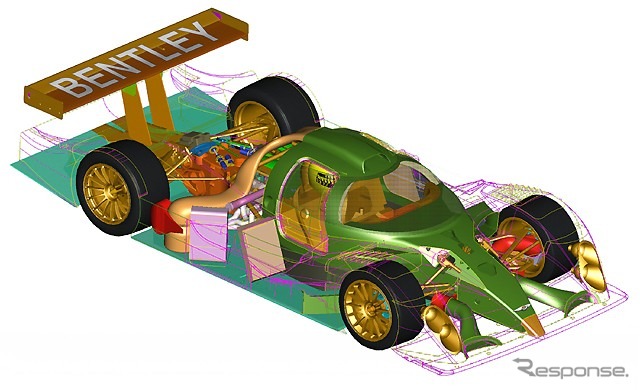 ベントレー・ルマン『EXPスピード8』の必殺技“天井走行”