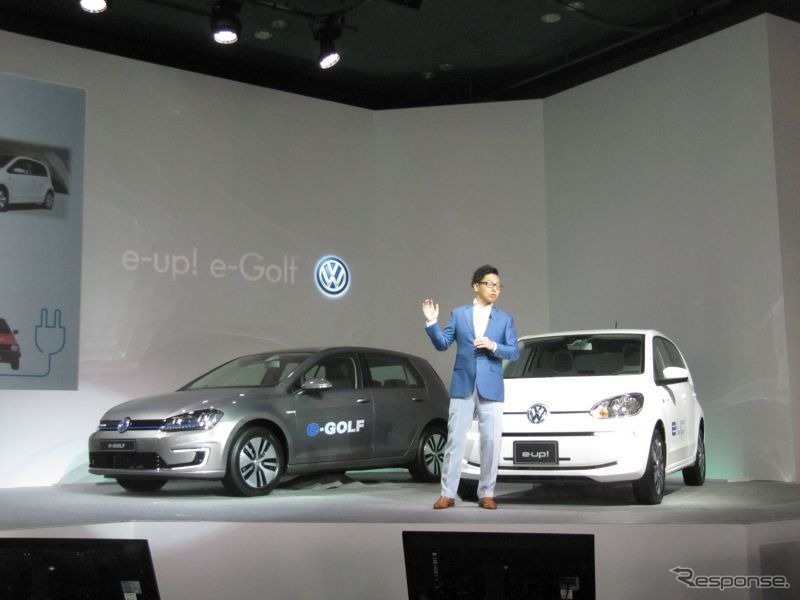 VW e-up！、e-ゴルフ日本発表