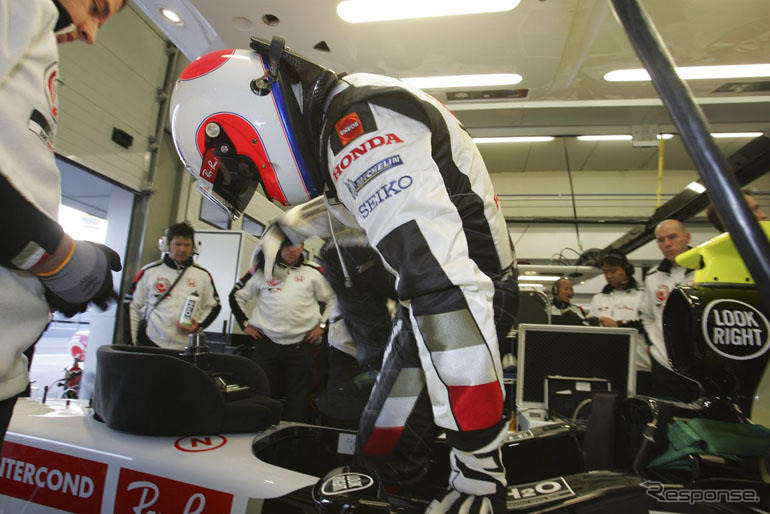【ホンダF1】バリチェロ、ホンダ初体験にコメント