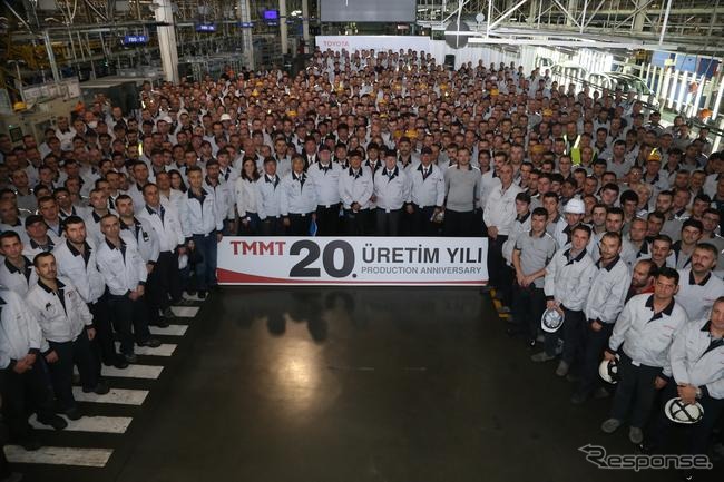 生産開始から20周年を迎えたトヨタのトルコ工場