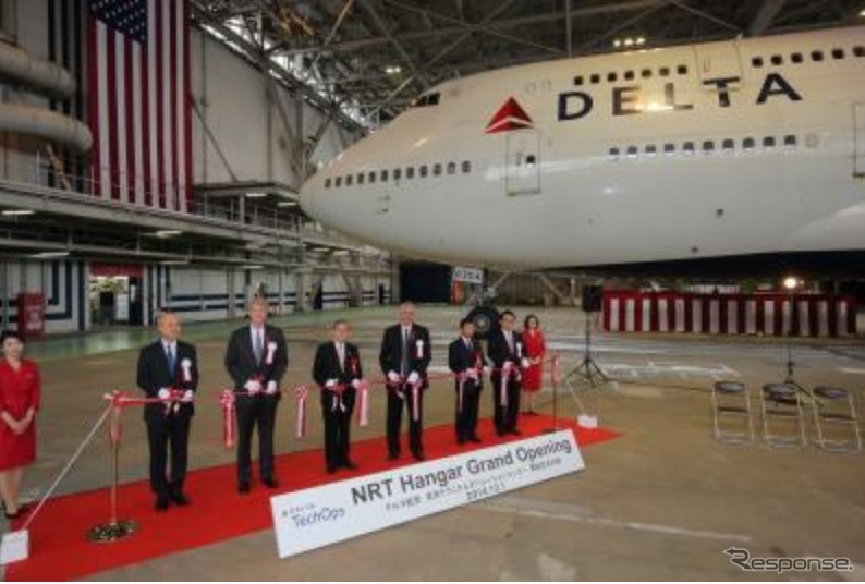 デルタ航空が成田国際空港に整備用ハンガー（格納庫）「成田テクニカルオペレーションセンター」を開設