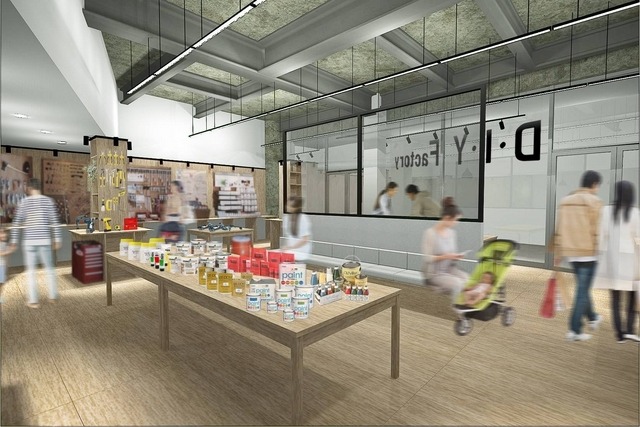 日本初のリアルDIYショップ「DIY FACTORY」が東京・二子玉川に2015年4月に進出