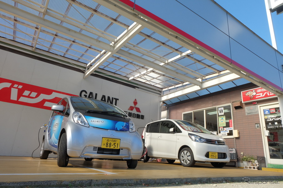 三菱 i-MiEV 600km試乗…コバック（三菱サテライトディーラー）の普通充電