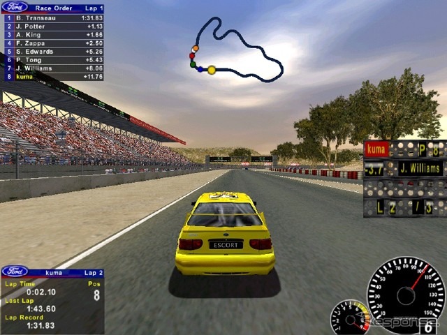 【PC Ford Racing 2001】フォードだけのゲーム!! 今後のドライブゲームの主流か!?