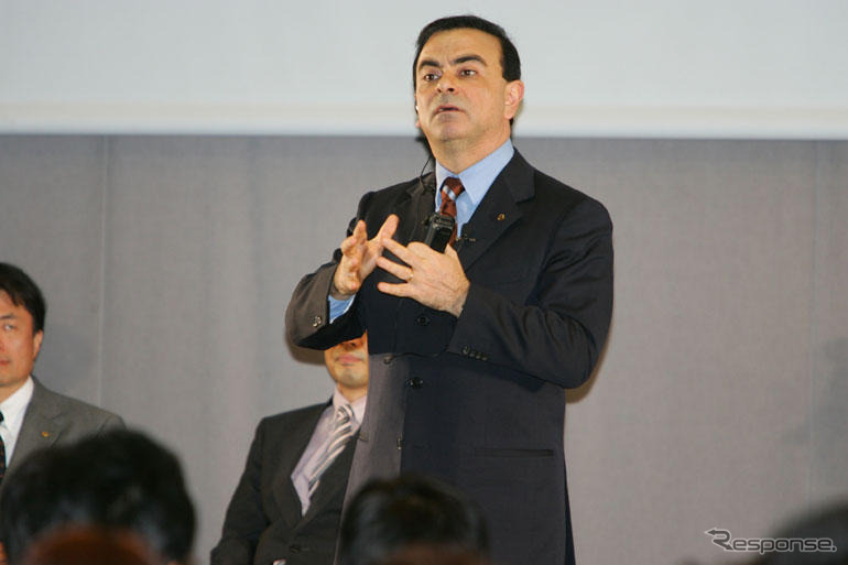 日産ゴーン社長、新入社員へ3つの言葉を贈る