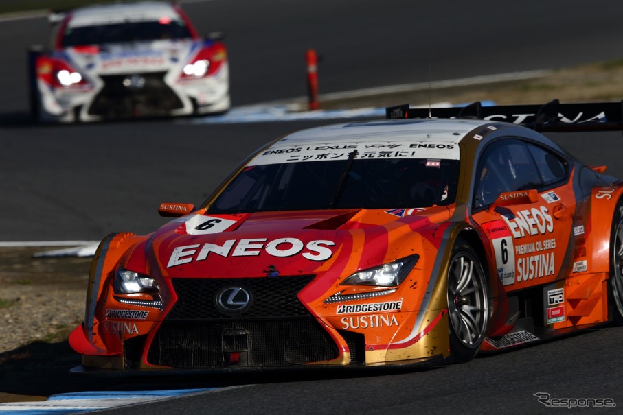 #6 ENEOS SUSTINA RC Fは昨年と同じ大嶋&国本のコンビ（写真は14年）。