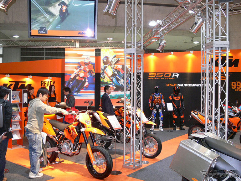 【東京モーターサイクルショー06】KTM、日本市場で年間1000台の販売を