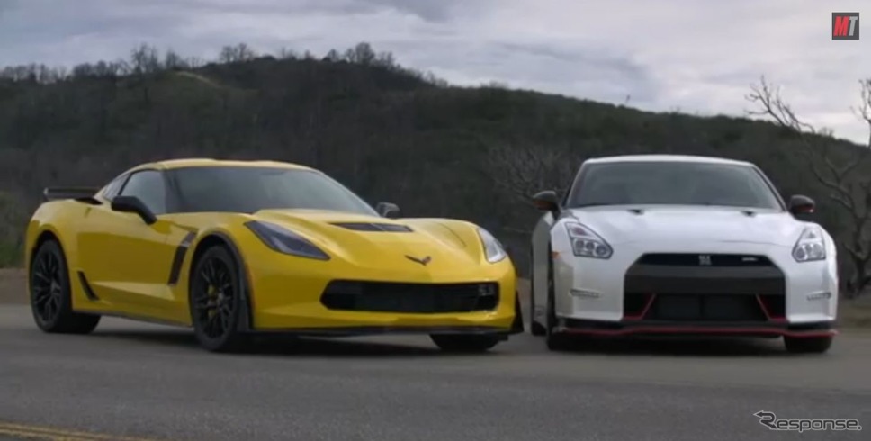 シボレー コルベット Z06と日産 GT-R NISMO を徹底比較した米『モータートレンド』