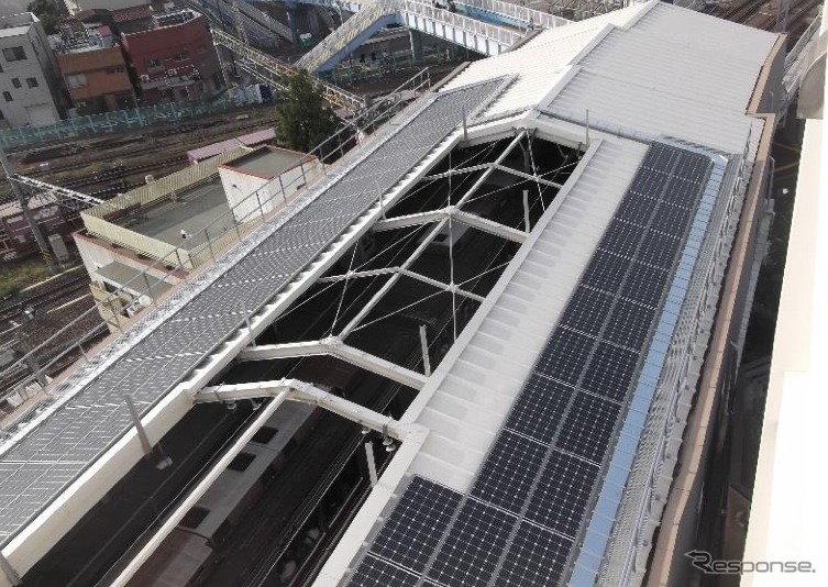 東京メトロは2月17日から、日比谷線の南千住駅で太陽光発電システムを導入する