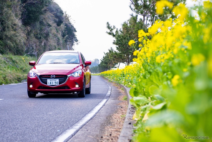 マツダ デミオ 試乗 言い訳不要のコンパクトカー 中距離走行で知るその実力 高山正寛 レスポンス Response Jp