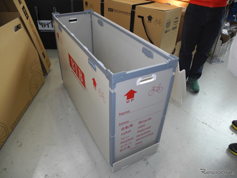 コーワが開発・製造した輪行箱