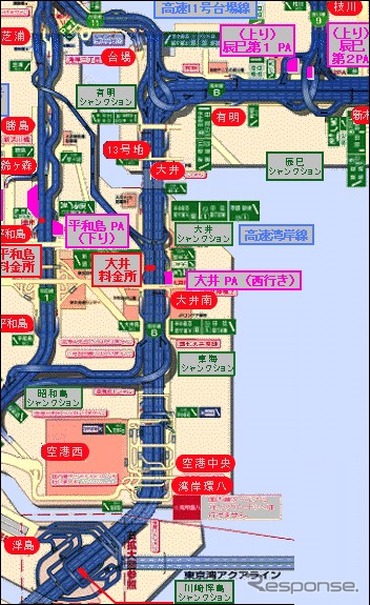 「銀座はどっちだ!?」は無くします。警視庁と首都高速公団が案内板を改良