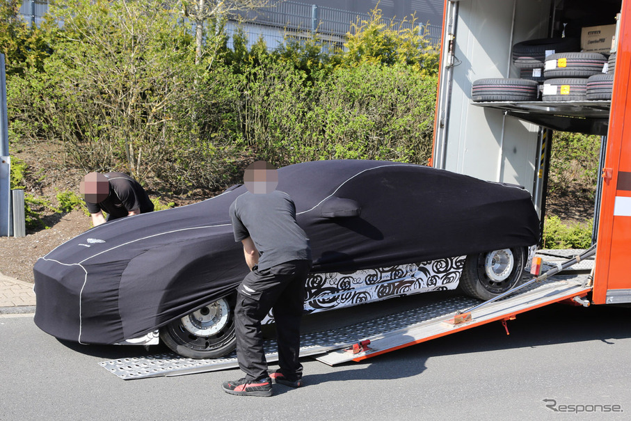 アストンマーティン DB11 スクープ写真