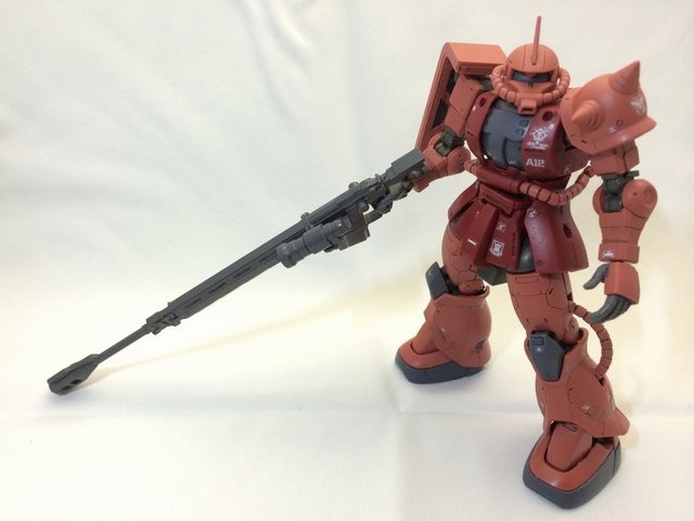 HG 1/144 MS-06S シャア専用ザクII 対艦ライフル