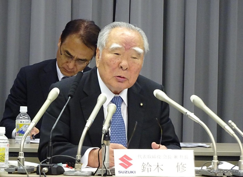 スズキ 鈴木修会長兼社長