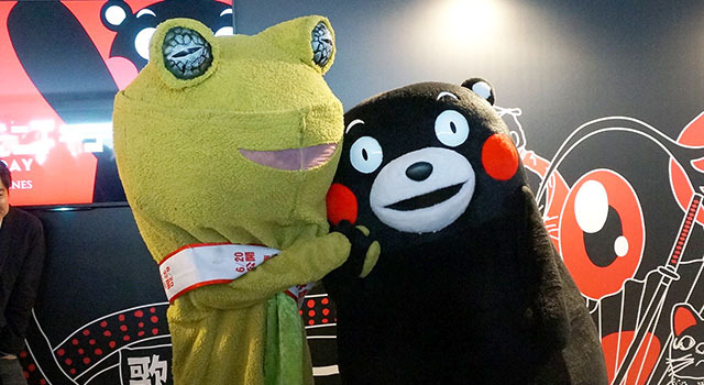 KAERUくん、くまモン／「KUMAMON DAY」