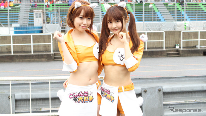 スーパーGT『にゃんこ大戦争ガールズ』山岡実乃里・中村奏絵