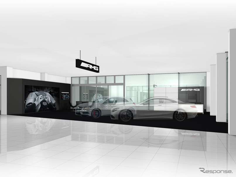 メルセデスベンツ長野の AMG パフォーマンスセンター（イメージ）