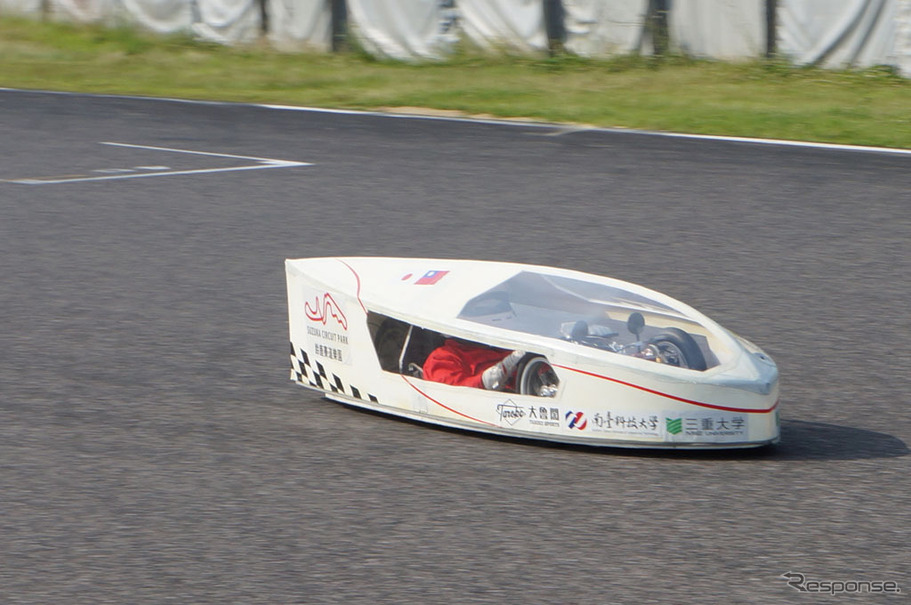 初走行の三重大学・南台科技大学合同チーム