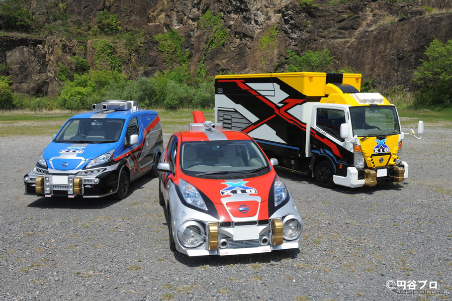 日産がウルトラマンXに提供する車両