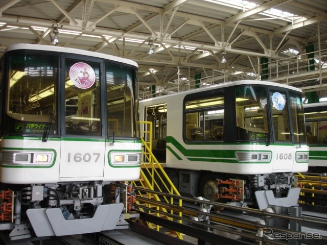 毎年恒例の六甲ライナー「たなばた列車」は6月26日から運行開始。ヘッドマークも掲出される。