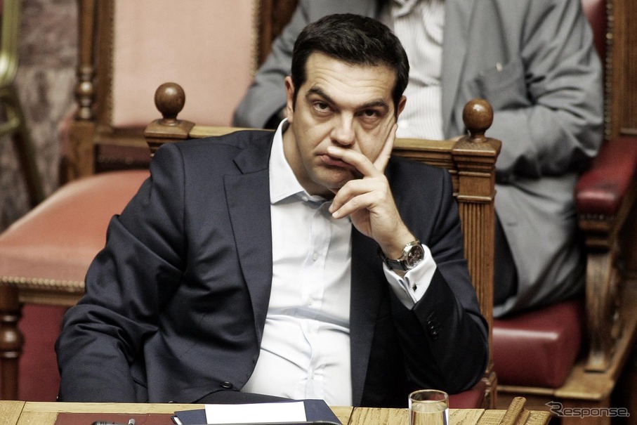 ギリシャ、アレクシス・ツィプラス首相（27日）