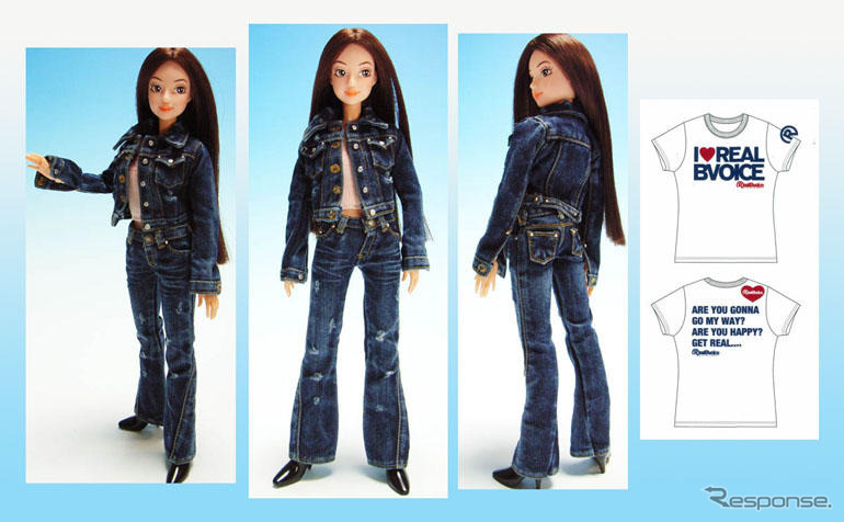 人形がアパレル専属モデル…バンダイによるライフスタイル提案