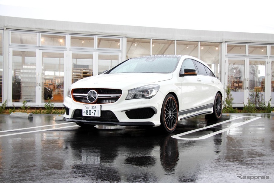 メルセデスAMG CLA45 4MATICシューティングブレークオレンジアートエディション