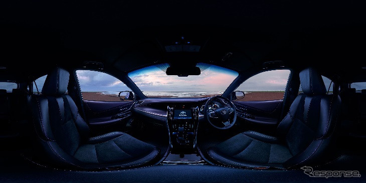 トヨタ ハリアー 特別仕様の専用内装色を絶景とともに360度体験 デジタルコンテンツ公開 レスポンス Response Jp
