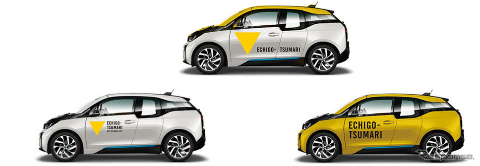 オリジナルデザインを施した電気自動車「BMW i3（レンジ・エクステンダー装備車）」