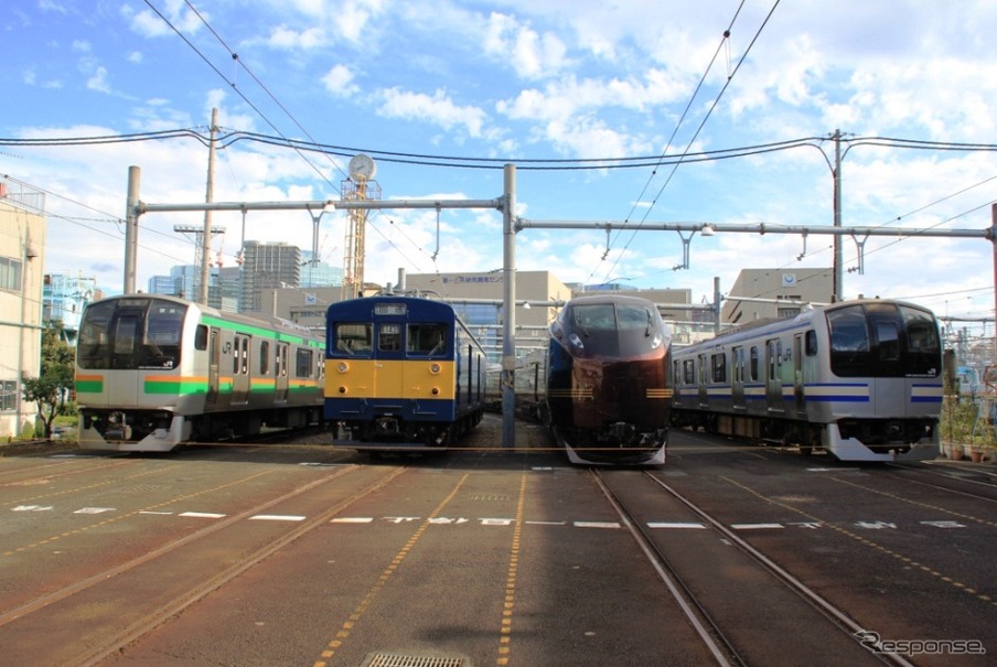 今年の東京総合車両センター一般公開は8月22日に行われる。写真は昨年の一般公開の様子。