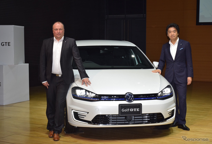 VW ゴルフGTE 発表会