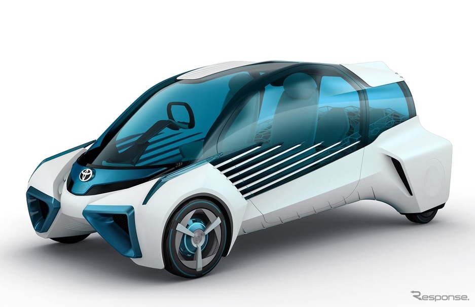 東京モーターショー15 トヨタ 近未来の燃料電池車 Fcvプラス は エネカー レスポンス Response Jp